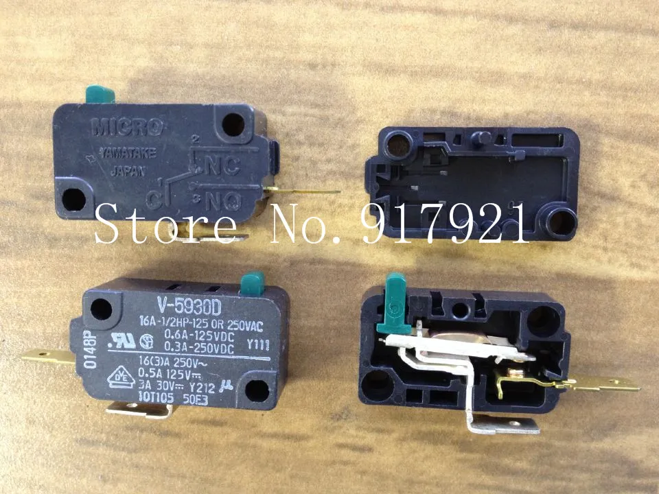 [ZOB] Japan YAMATAKE V-5930D silver contact micro switch limit switch 3A250V genuine original  --30PCS/LOT