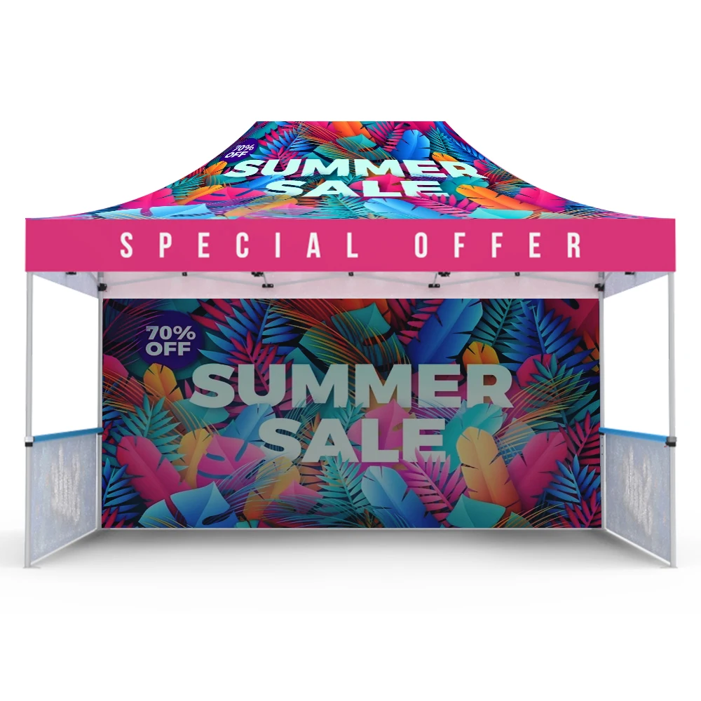 

Frame Easy Up Canopy Pop Up Marquee Outdoor Folding Gazebo Portable Advertising Trade Show Tent