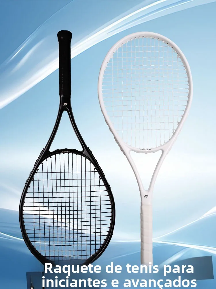 carbon-fiber-tennis-racket-for-college-students-and-adults-training-entertainment-single-racket-lightweight-glass-fiber-shaft