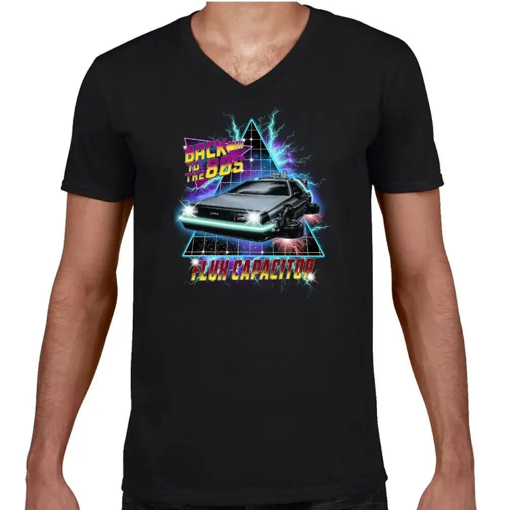 Retour vers le futur T-Shirt hommes condensateur de Flux drôle rétro 80's film DMC voiture nouveau dans les hauts et les t-shirts