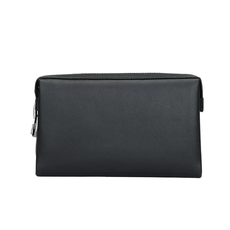 High end Brand Men's genuine leather Password lock clutch bag New Top cowhide Large Capacity Storage Handbag wallet Male Bag