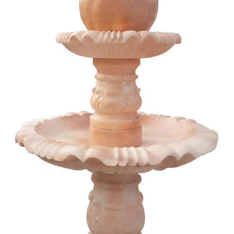 

Stone carving marble fountain feng shui ball European landscape ornament