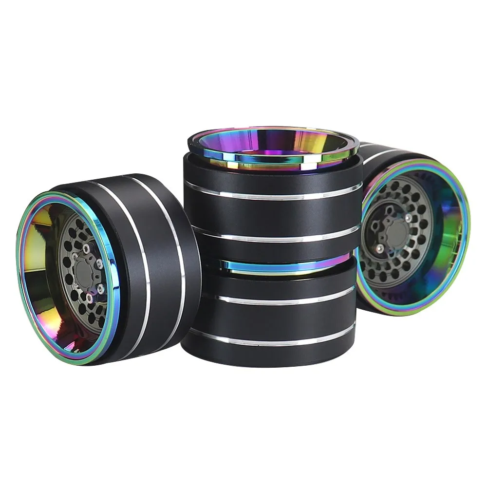

1.9 Inch Metal Electroplating Colorful Wheel Hub For 1/10 Traxx/as Trx4 Axial Scx10 Rr10 Wraith Rgt Crawler Rc Car Accessories