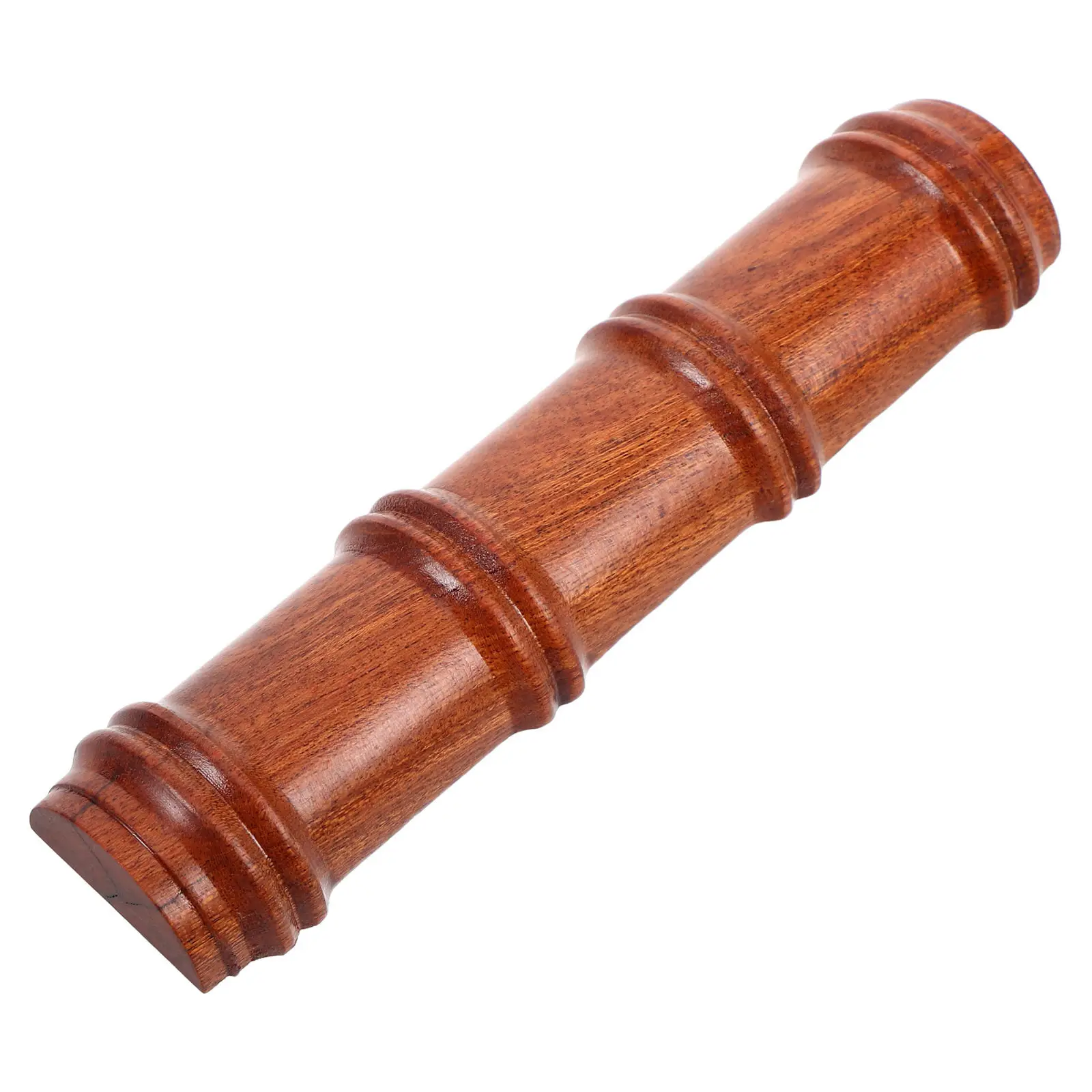 Redwood Chinese Pen Rest Bamboo Joint Vintage Brush Stand Calligraphy Brush Holder Writing Desk Pen Rack Wood Spoon Holder