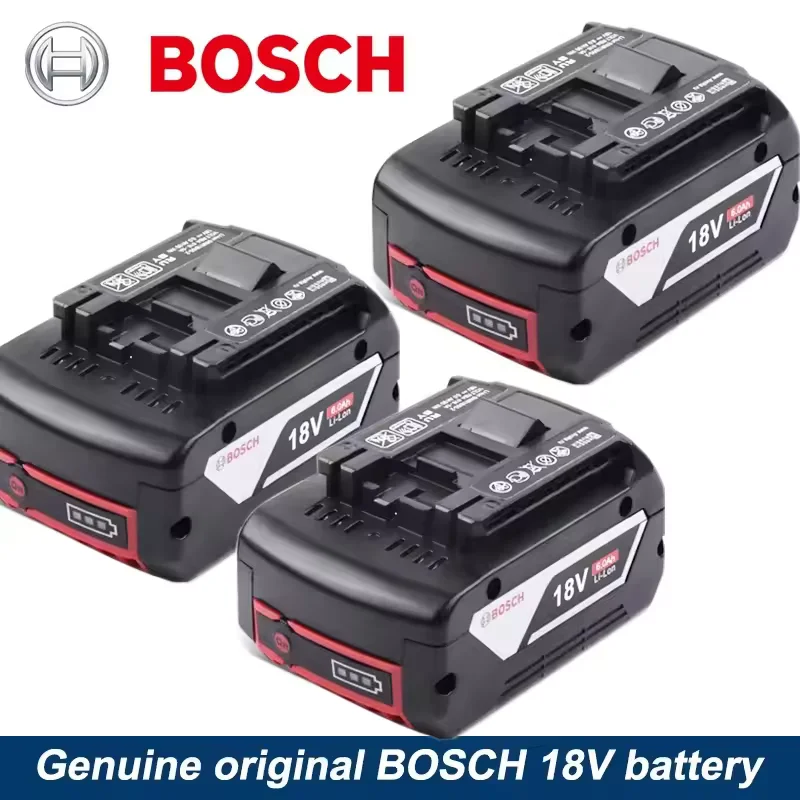 🔋100% Original Bosch 18V Battery, 6000mAh Backup Batteries, Draadloze Professional System, BAT609 BAT618 GBA18V80 Tool