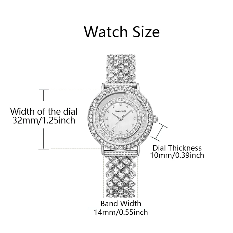 A delicate and compact ladies' quartz watch that pairs well with a variety of outfits and makes a great gift.