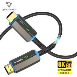 Kabel światłowodowy 8K HDMI 2.1 8k120Hz 4k120hz 48Gbps HDR HDCP do HD TV Box Projektor Ps3/4 Ultra High Speed Computer