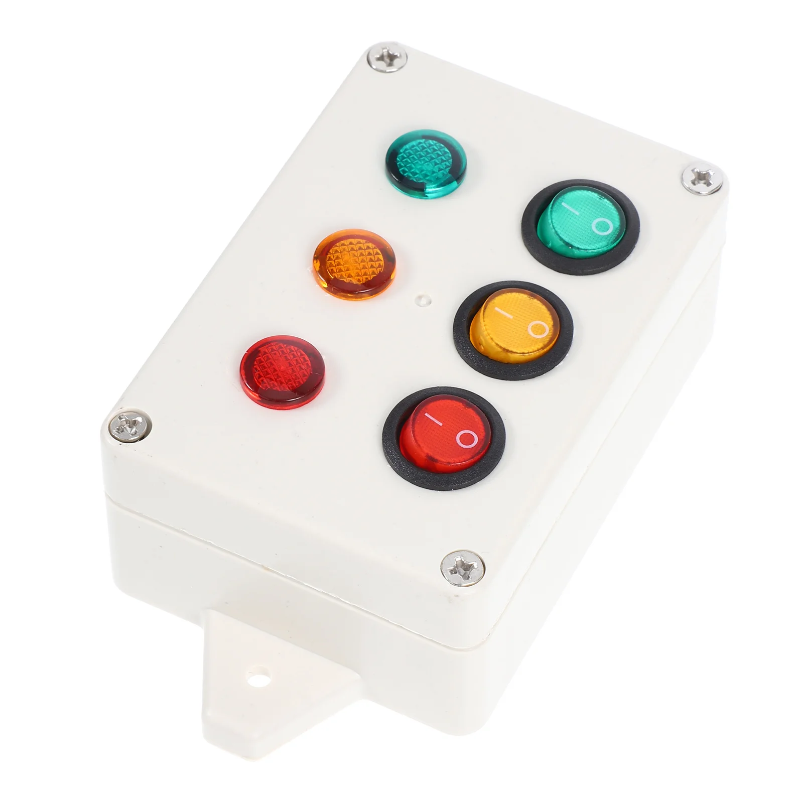 Toddmomy 1 Zestaw Tablicy Manipulacyjnej LED dla Maluchów Interaktywna Zabawka Montessori Trójkolorowa Lampka Drogowa Gra Wczesnoedukacyjna Rozwijająca Koordynację