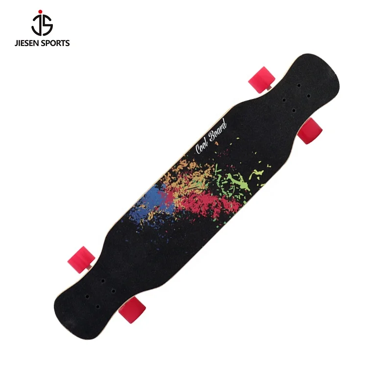 Longboard Cheapest Skateboard Monster Canadian Veneer Maple Custom Skateboard Grip Tape Wheels Trucks For Children