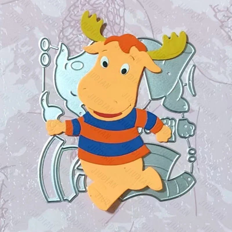

New Cartoon Animal Hippo Metal Cutting Dies Scrapbooking For DIY Greeting Card Reliefs Craft Stamps Photo Album Embossing Dies