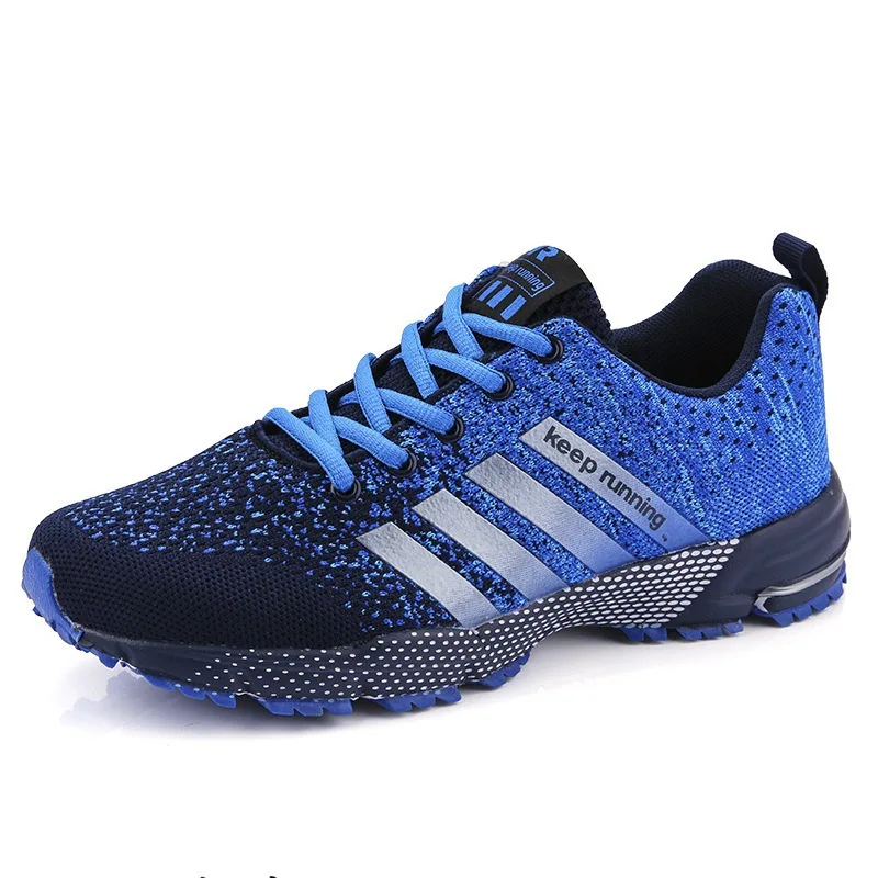 Sports Running Shoes For Men Lightweight Men\'s Designer Mesh Sneakers Lace-Up Male Outdoor Sports Tennis Shoe Zapatillas Hombre