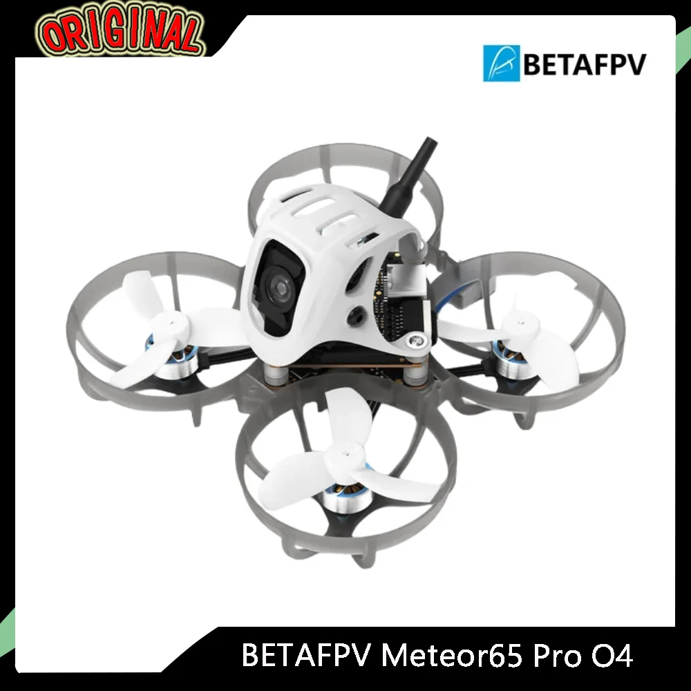 BETAFPV Meteor65 Pro O4 Brushless Whoop - RC FPV Quadcopter with Matrix 1S 3IN1 HD for O4 Air Unit