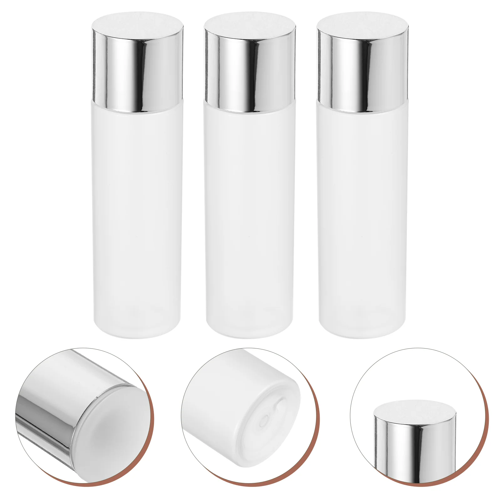 

3 Pcs Bottle Spray Bottles Empty Sample Trip Lotion Containers Frosted