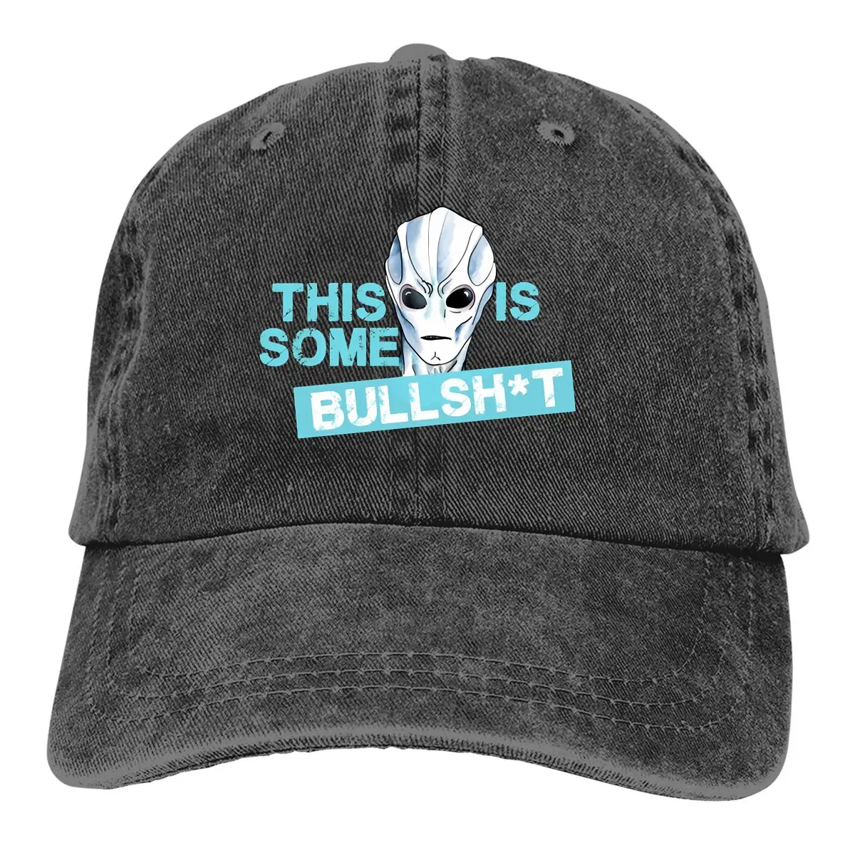 

Summer Cap Sun Visor THIS IS SOME BULLSHT Hip Hop Caps Resident Alien Cowboy Hat Peaked Trucker Dad Hats