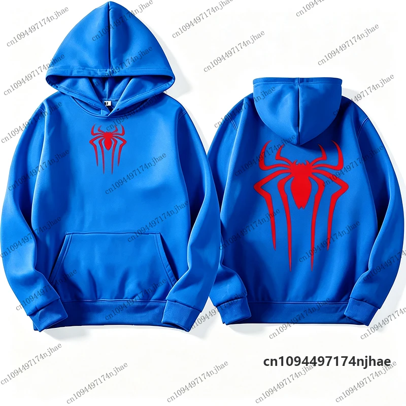 2026 Modische Baumwoll-Hoodies mit Spinnenmuster für Männer und Frauen, Herbst-Winter Langarm-Sweatshirt, Lässiger Pullover, Sportliche Kinder-Oberteile – Detail 10