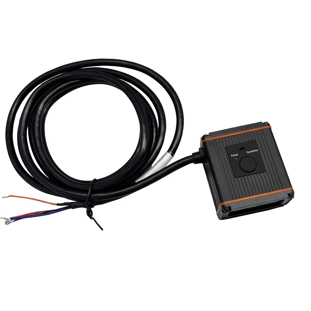 IP65 Long Distance Paper Printed Code 1.3MP 5-24V Big View DYT RS232 USB TTL 1D 2D QR Barcode Scanner For Warehouse Inventory