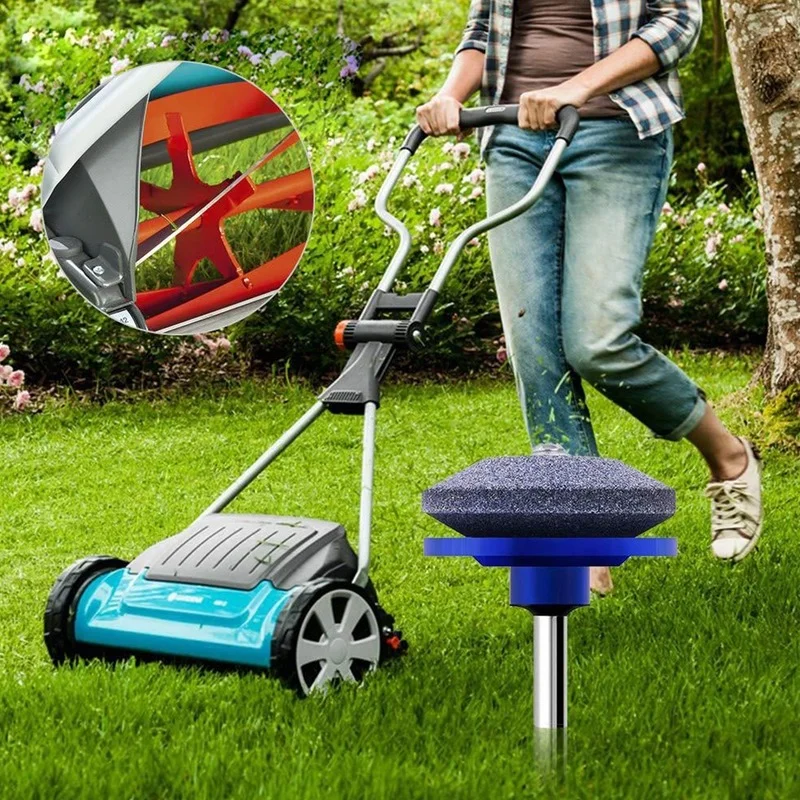 50MM Nhanh Hơn Cỏ Mài Máy Cắt Cỏ Lưỡi Dao Gọt Đa Năng Mài Khoan Xoay Cắt Giảm Точилка Для Лезвий Газонокосилки