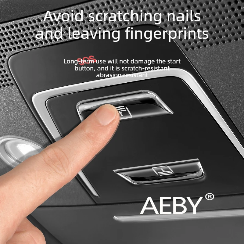 

AEBY для BYD Atto 2, Smart Driving Editio 2024-2025, гелевая крышка с защитой от царапин, 3D гелевая кнопка, силикон, защита кнопки управления крышей