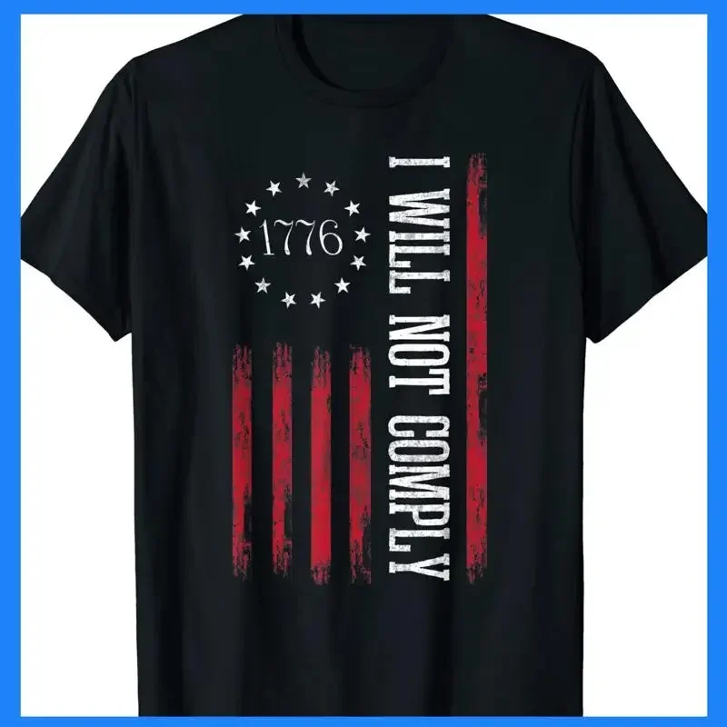 Medical Freedom I Will Not Comply No Mandates T Shirt