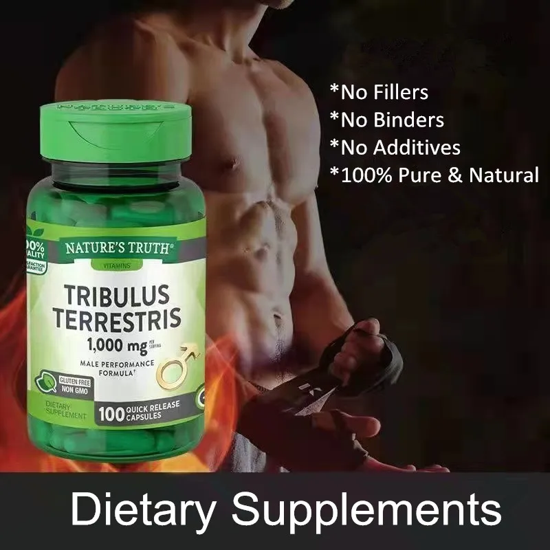 100 Capsule TRIBULUS TERRESTRIS SAPONINS WORKOUT SPORT SUPPLEMENT