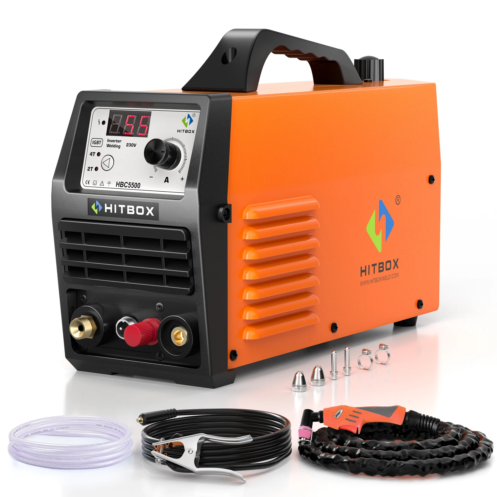 HITBOX IGBT Inverter Plasma Cutter Model HBC5500 Welding Machine DC MOTOR Mini Inverter Mma Mig Welder