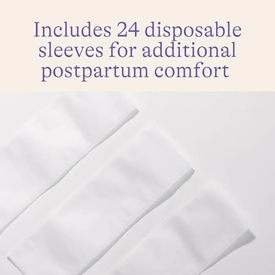 Lansinoh Hot and Cold Postpartum Therapy Packs Disposable Sleeve Refill, 24 Count