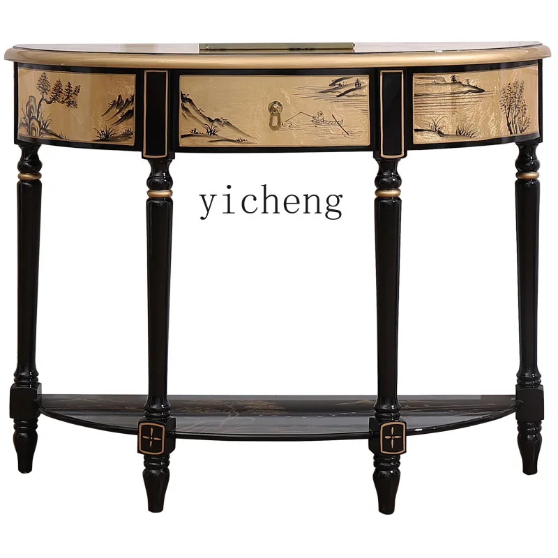 

Zk Modern New Chinese Style Living Room Furniture Decorative Cabinet Living Room Cabinet Entrance Cabinet