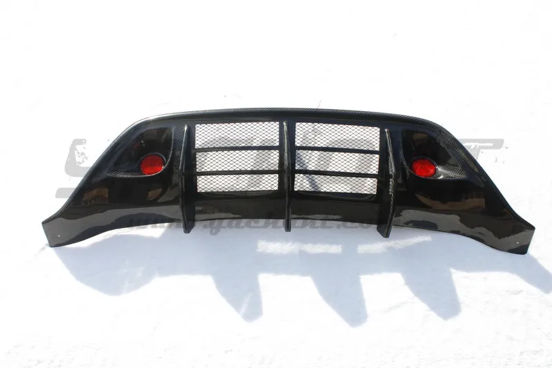 Trade Assurance Carbon Fiber Rear Lip Fit For 2008-2010 R35 GTR CBA WA Style Rear Diffuser Addon with Brake Light