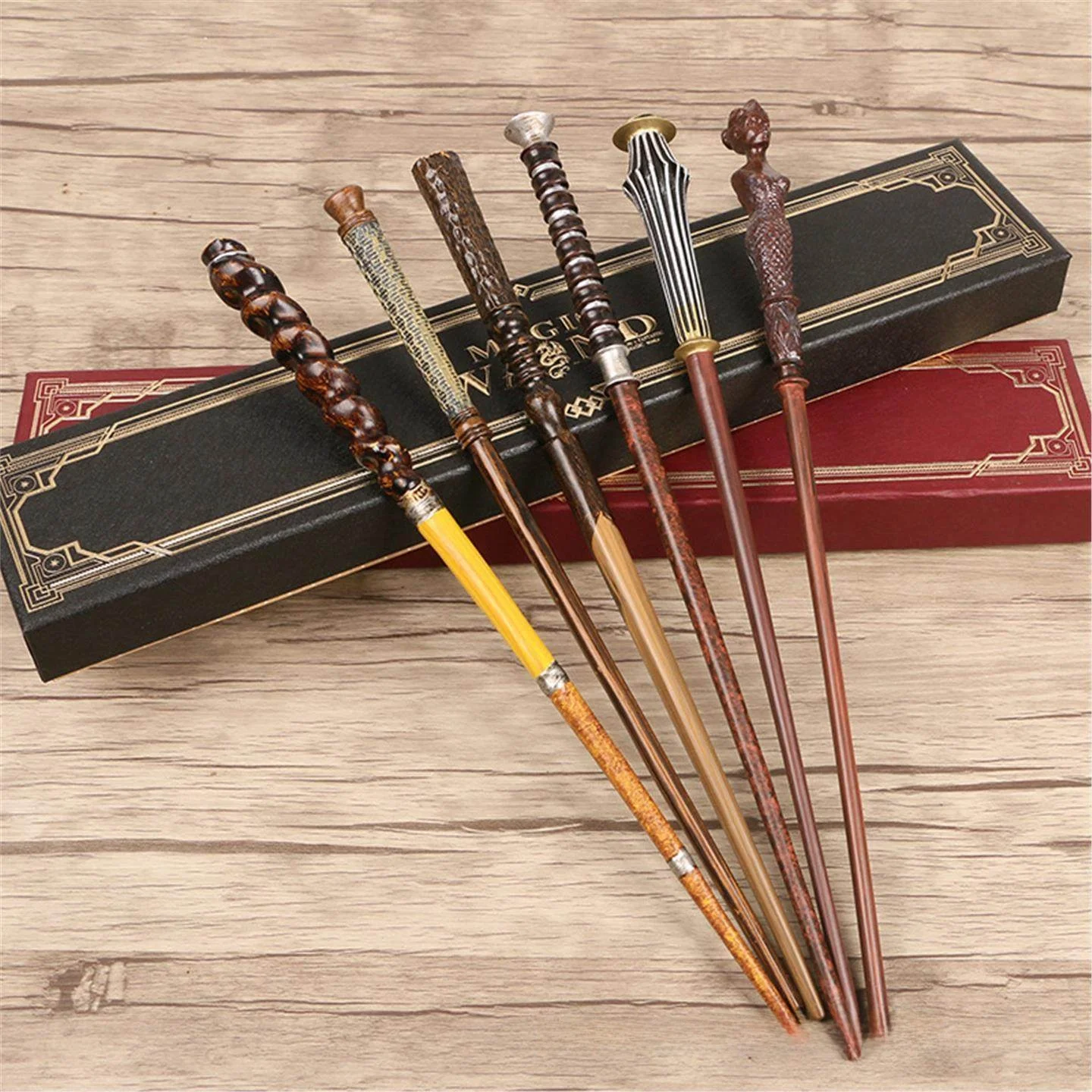 メタルコア魔法の杖コスプレ小道具ユニセックス春秋冬季節限定合成繊維素材魔法の杖アクセサリー