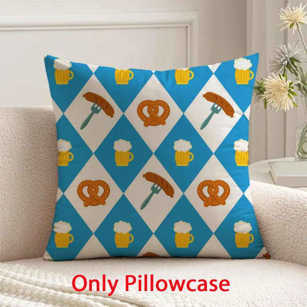 

Oktoberfest Pillow cover decorative 45x45 cushions cover for party pillow case decorative cushions