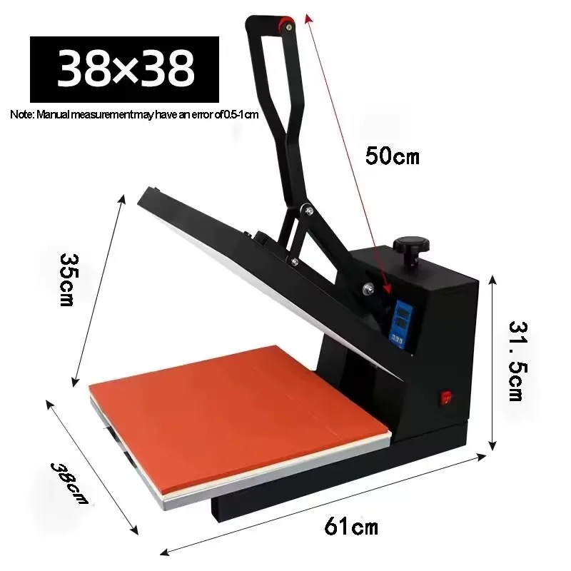 3838 Heat Transfer Machine Press Machine Small Heat Stamping Printing Clothes Ironing  Machine Equipment