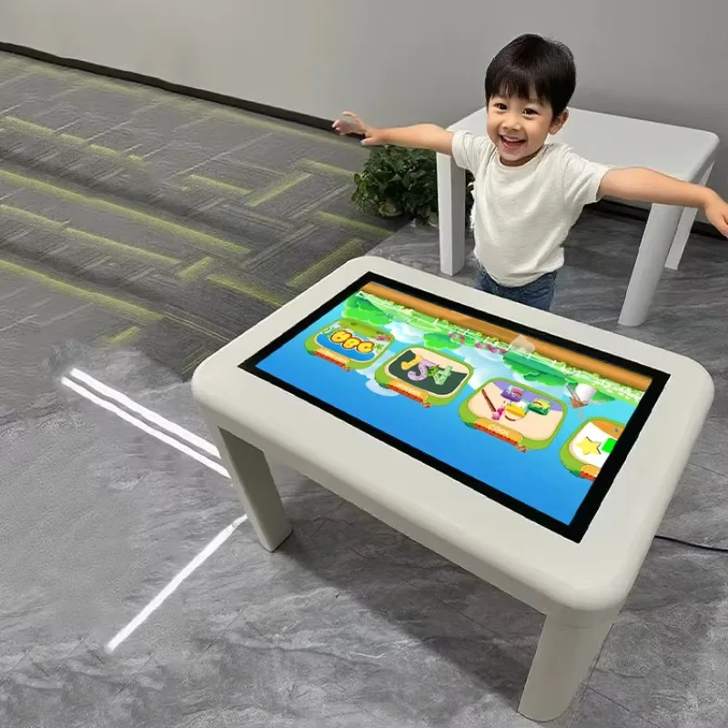Kids Smart Touch Digital Interactive Game Table 43 Inch 4K Multi-Touch Educational Content School Shopping