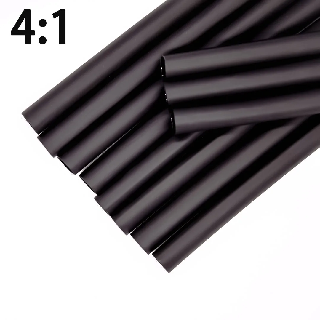 4X Heat Shrink TubingΦ 4MM--Φ52MM with Adhesive, Waterproof Sealing Insulation, Wear-Resistant Wire Repair Sleeve