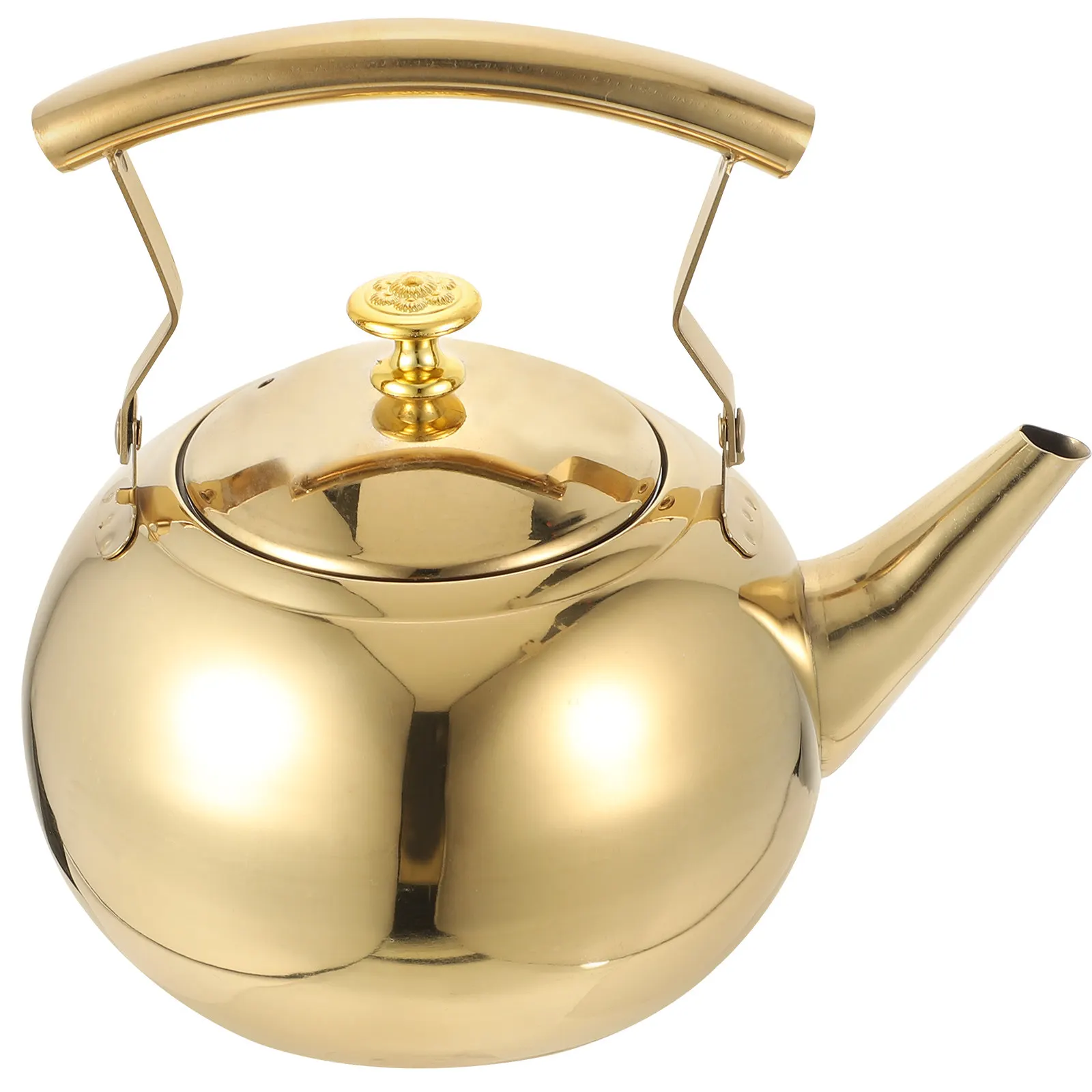 

Чайник из нержавеющей стали: практичный, портативный, для плиты, подходит для чая, кофе, овсянки, нагрева воды, кипячения воды