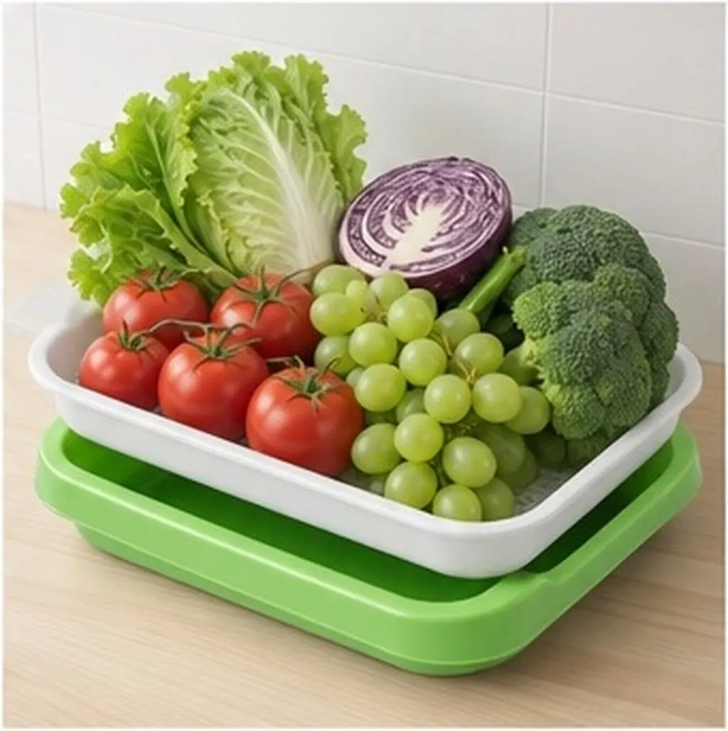 Sprouter Tray Bpa Free PP Material Seed Growing Tray Soil Free Sprouting Multiple Seeds High Budding Rate Grid Design Prevent