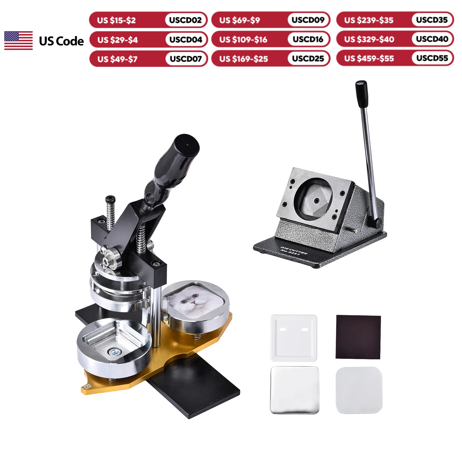 

Сверхмощный магнитогенератор 2x2 дюйма, полный комплект с прессом, резаком и 100 расходными средствами для дома, офиса и школы.