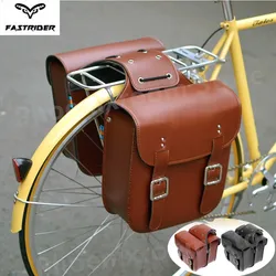 Vintage Bicycle Rear Rack Pannier Bag Mountain Bike Saddle Side Bag Motorcycle Back Seat Bag