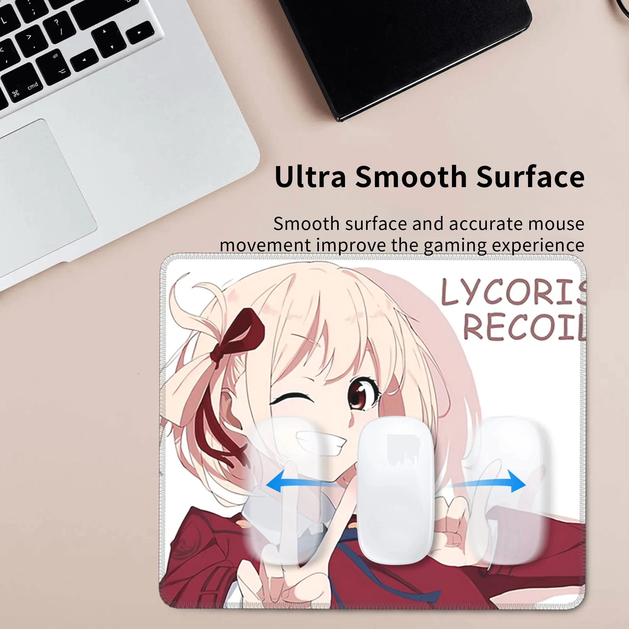 Anime Lycoris Recoil Mouse Pad Computer Keyboard Mouse Mat Gaming PC Laptop Desk Mat Office Accessories Table Mats