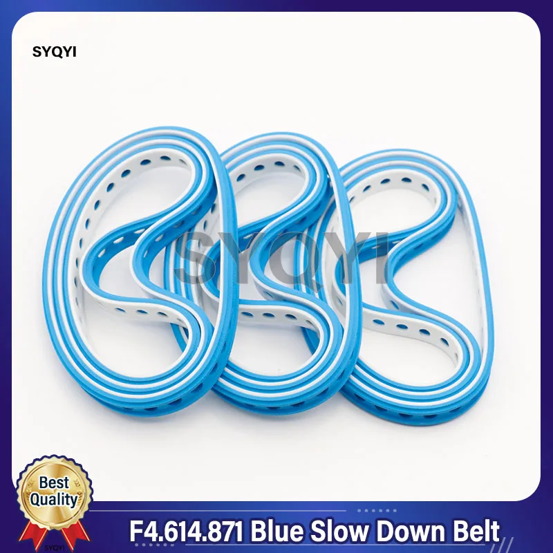 1 Piece Best Quality F4.614.871 Blue Slow Down Belt 245x10mm For Heidelberg CD74 XL75 SM102 XL105 XL145 XL162 Printing Machine