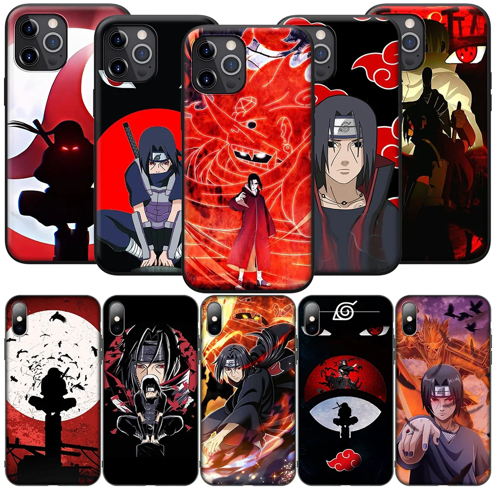 H-5 Akatsukis Itachis Uchihas Sasukes Case for Samsung Galaxy A01 A02 A03 A03S A10 A10S A20S A30 A30S A50 A50S A70 M30 M30S