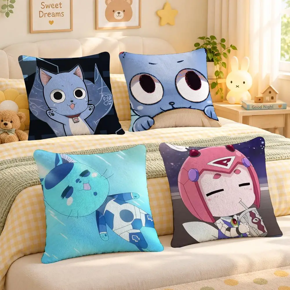 Anime Edens Zero Space Fantasy Cushion Cover Personalized Soft Plush Pillow Living Room Home Sofa Bedroom Office Car Cushion