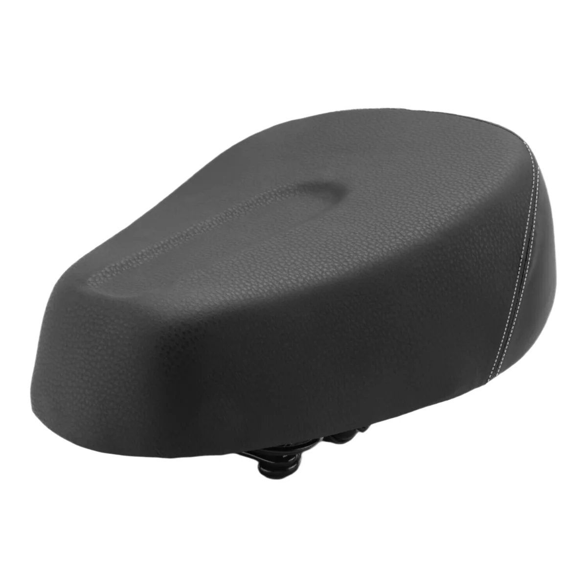A03V E-Bike Saddle توسيع أربعة ربيع MTB Bike Saddles وسادة ناعمة دراجات كهربائية دراجة ثلاثية العجلات مقعد سكوتر أجزاء ركوب الدراجات، أسود