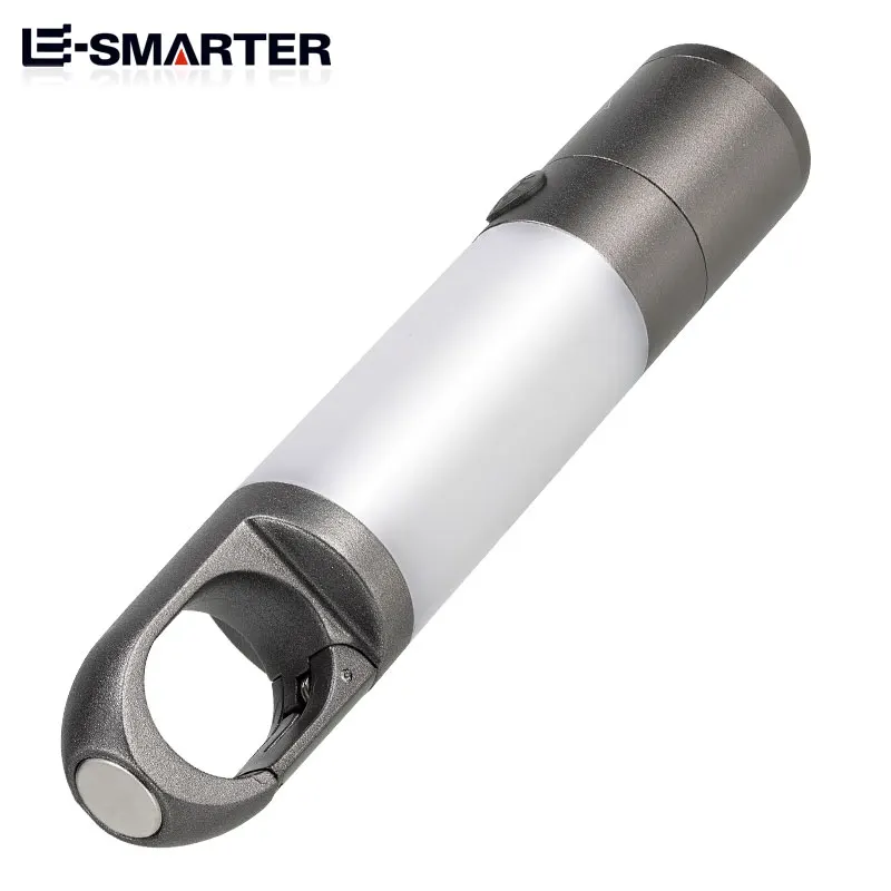 Multifunctional Rechargeable Camping Flashlight Telescopic Zoom Strong Magnetic Adsorption Powerful Long Range Flashlight