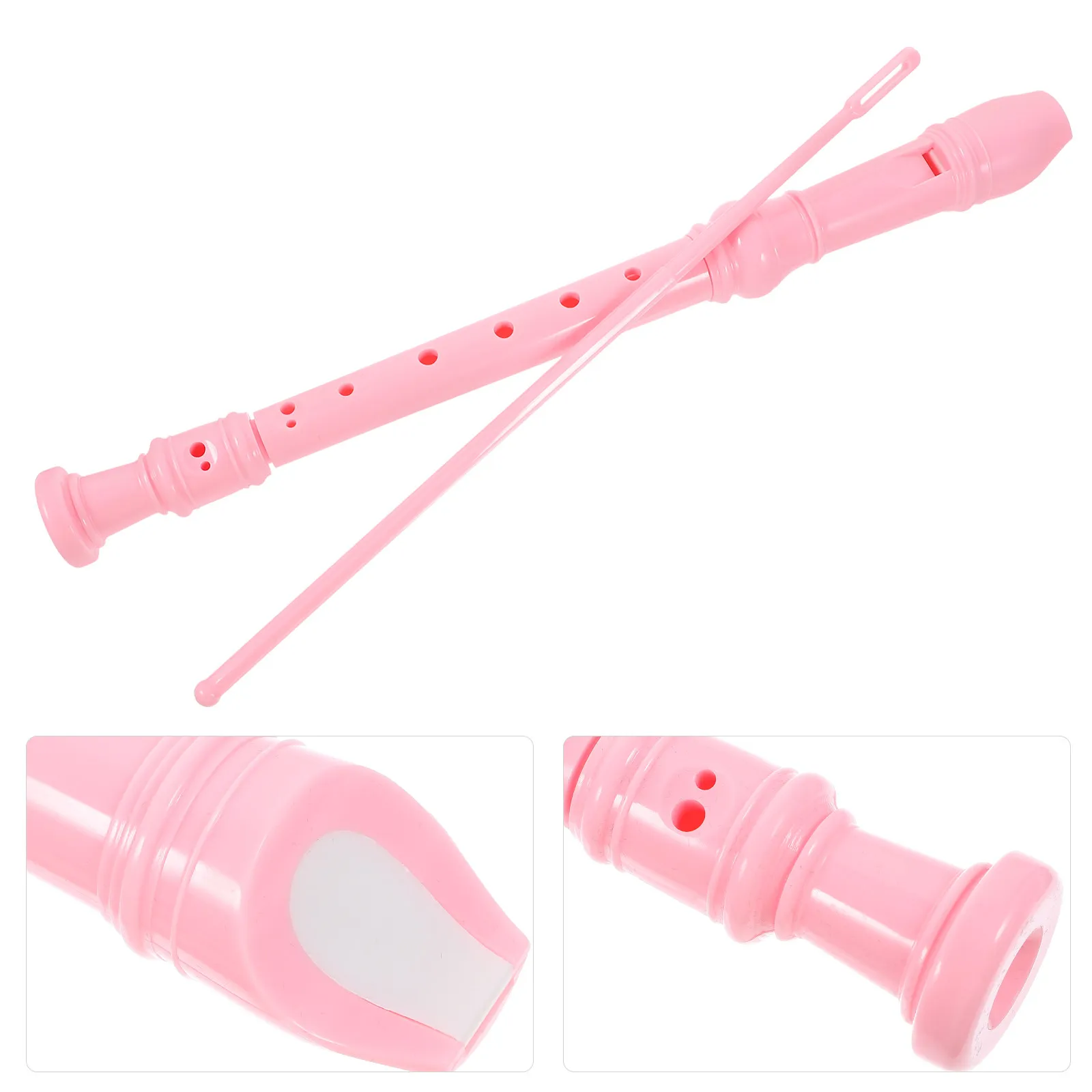 

1 Set Soprano Recorder 8 Hole Flute ABS Material Fashionable Lightweight Recorder Instrument for Beginners Teens Music Gift