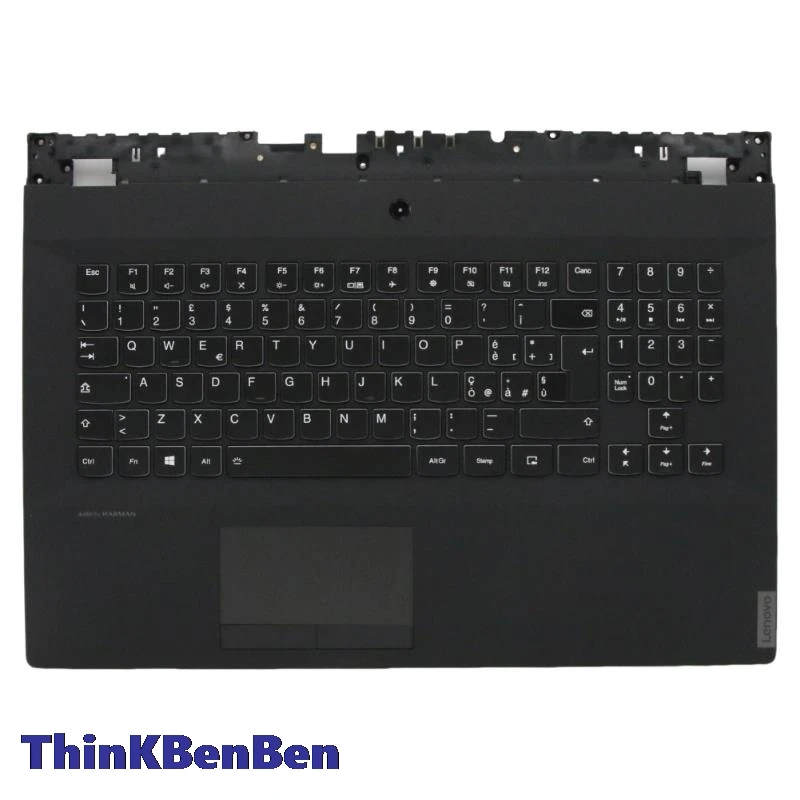 Funda superior para teclado italiano, carcasa para reposamanos, compatible con Lenovo Legion Y540 17 17IRH PG0 5CB0U42930