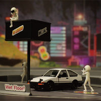 Bmrx-Fld Rc Mini Simulation Electric Full Scale 1/28 Rear Wheel Drive Fun Function Drift Racing Car Model