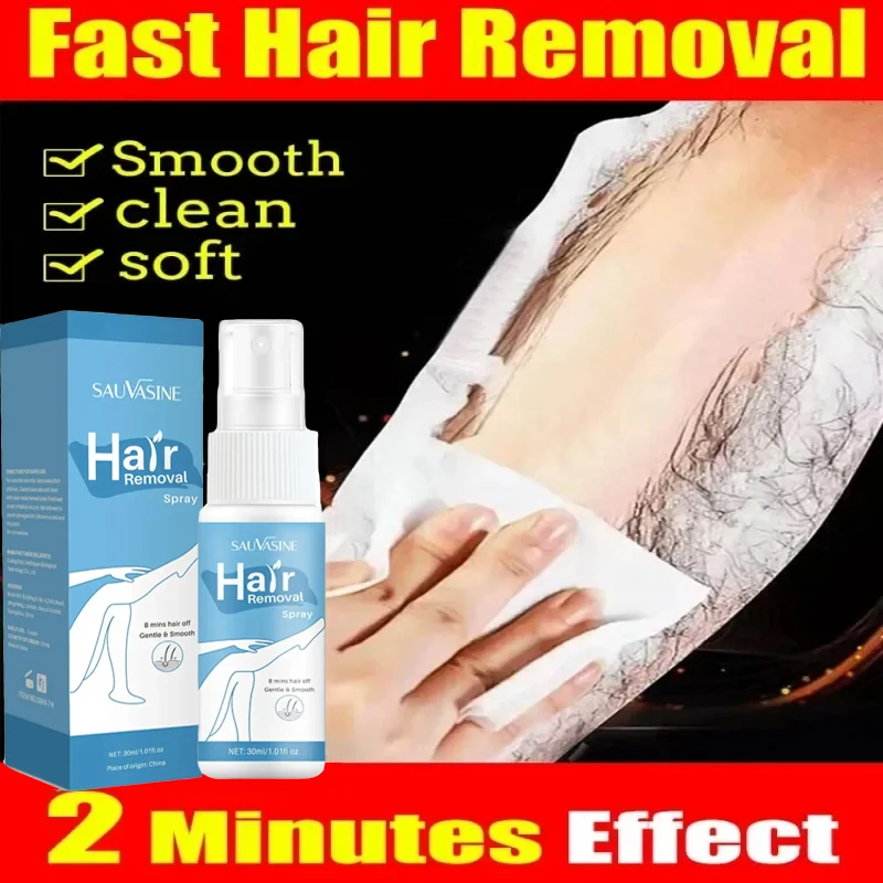 Fast Hair Removal Spray Painless Hair Growth Inhibitor Remove Arm Armpit Legs Permanent Depilatory for Men Women Beauty Health