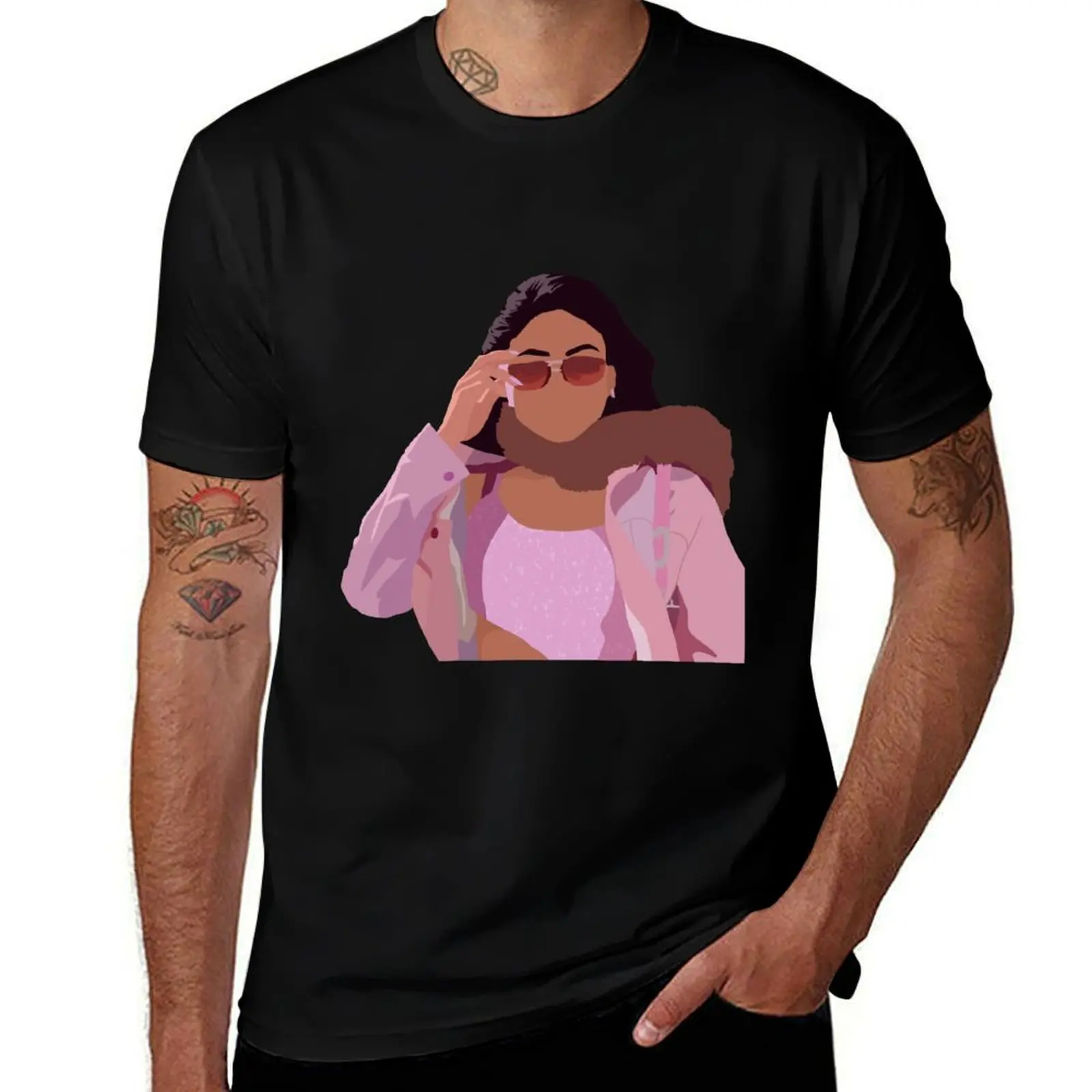 P. H. A. T. (Pretty hot and tempting) - Poo T-Shirt Retro Graphic Print T-Shirt