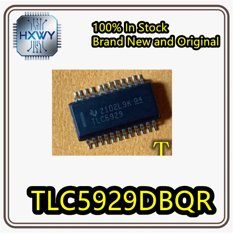 (5/20 pieces) TLC5929DBQR TLC5929 SSOP24 16-channel constant current sinking LED driver chip brand new original in stock.