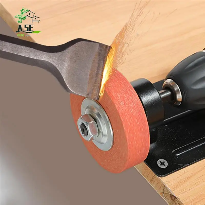 

A05E-Hand Electric Drill To Grinder Machine Sander Conversion Head Set Grindstone Polishing Grinding Wheel Knife Hrinder